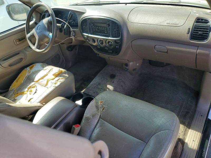 2001 Toyota Tundra VIN 5TBRT38111S193635 COPART salvage auction — REAR END, Ca - Non-Repairable Vehicle Cert, sold $1,800 on 2026-07-28 (photo 8)