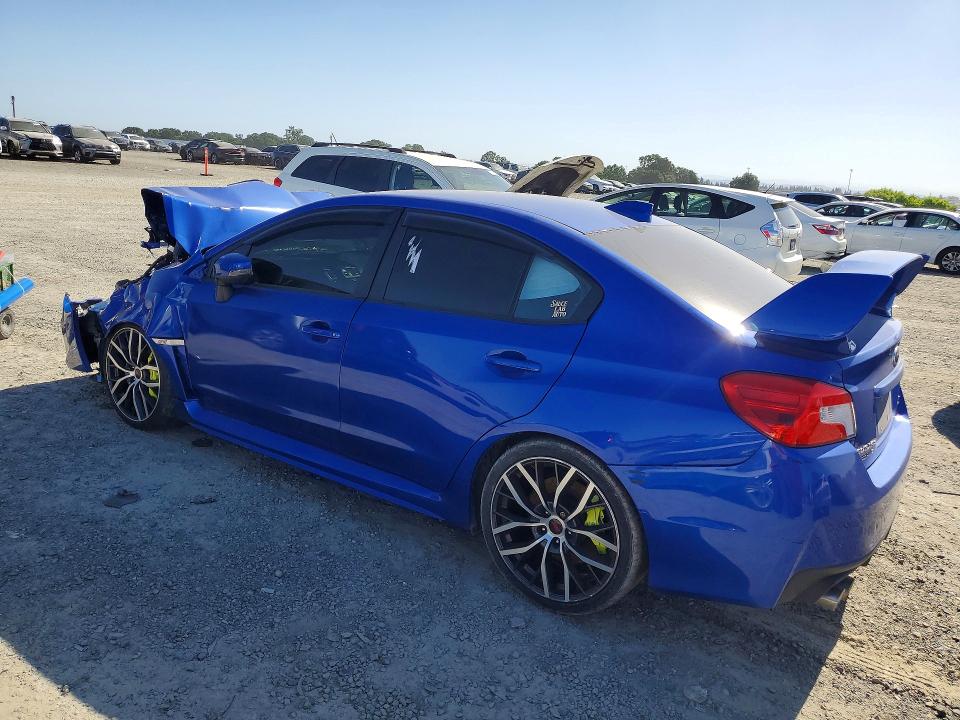 2021 Subaru Wrx VIN JF1VA2S63M9803456 COPART salvage auction — FRONT END, CA - DIS/DLR/EXP ONLY CLEAN TITLE (P), sold $12,800 on 2026-07-28 (photo 2)