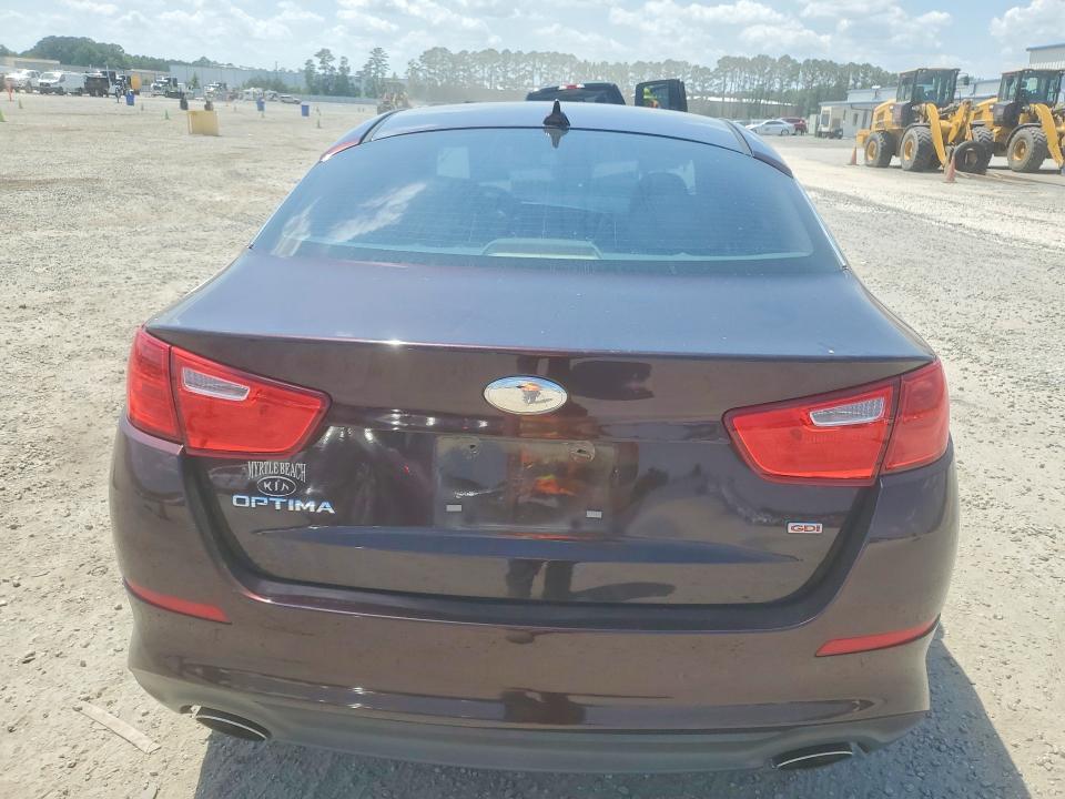 2014 Kia VIN 5XXGM4A70EG287545 COPART salvage auction — FRONT END, Nc - Salvage Certificate Of Title, sold $825 on 2026-07-13 (photo 6)