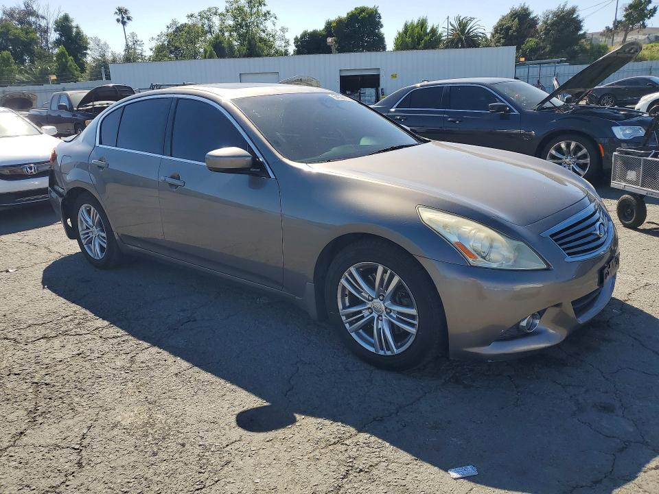 2011 Infiniti G37 VIN JN1CV6AP2BM506554 COPART salvage auction — REAR END, Ca - Salvage Certificate, sold $1,350 on 2026-07-06 (photo 4)