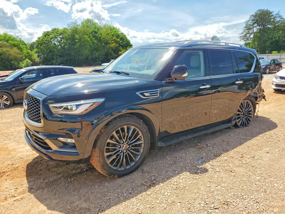 2022 Infiniti Qx80 VIN JN8AZ2AF3N9741405 COPART salvage auction — REAR END, Nc - Salvage Certificate Of Title, sold $14,200 on 2026-07-20 (photo 1)