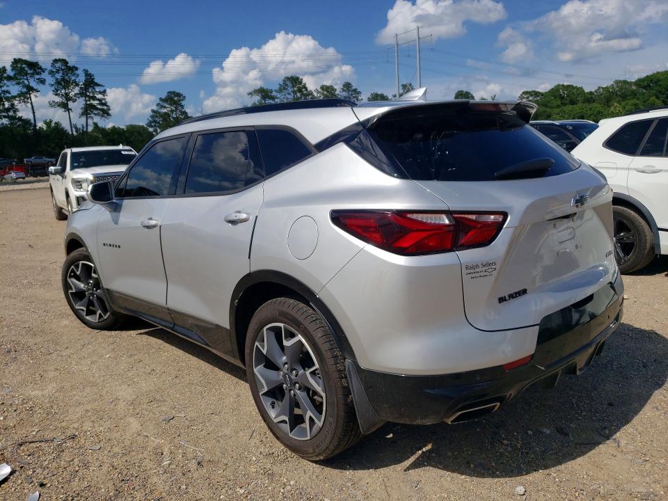 2019 Chevrolet Blazer VIN 3GNKBERSXKS693831 COPART salvage auction — SIDE, La - Cert Of Title-Salvage, sold $6,800 on 2026-07-02 (photo 2)