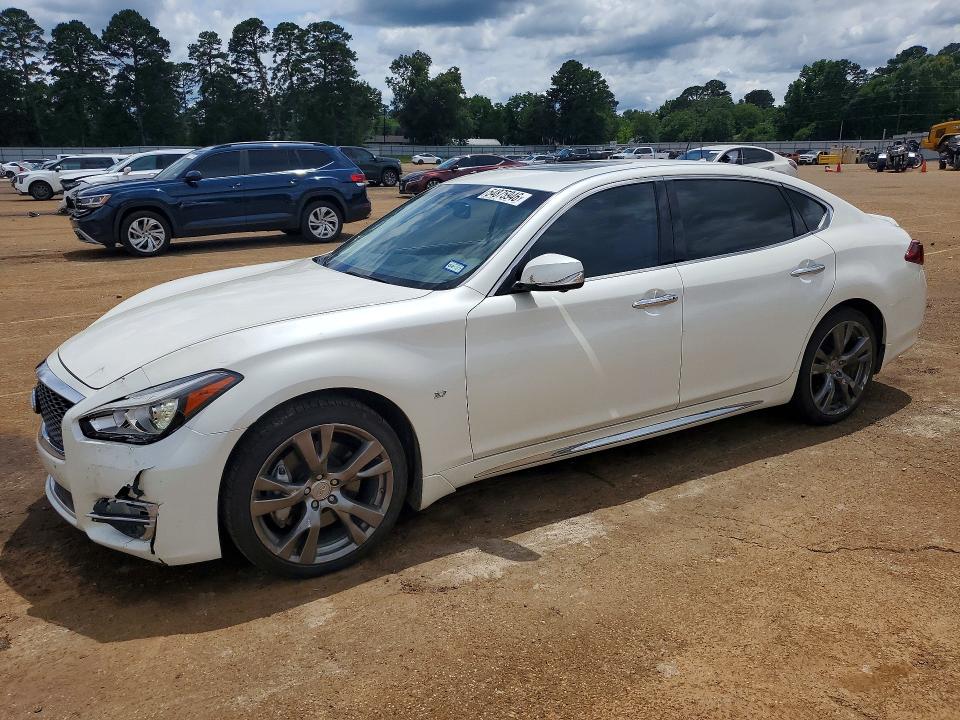 2017 Infiniti VIN JN1BY1PP6HM170171 COPART salvage auction — FRONT END, Tx - Salvage Vehicle Title, sold $3,850 on 2026-07-13 (photo 1)