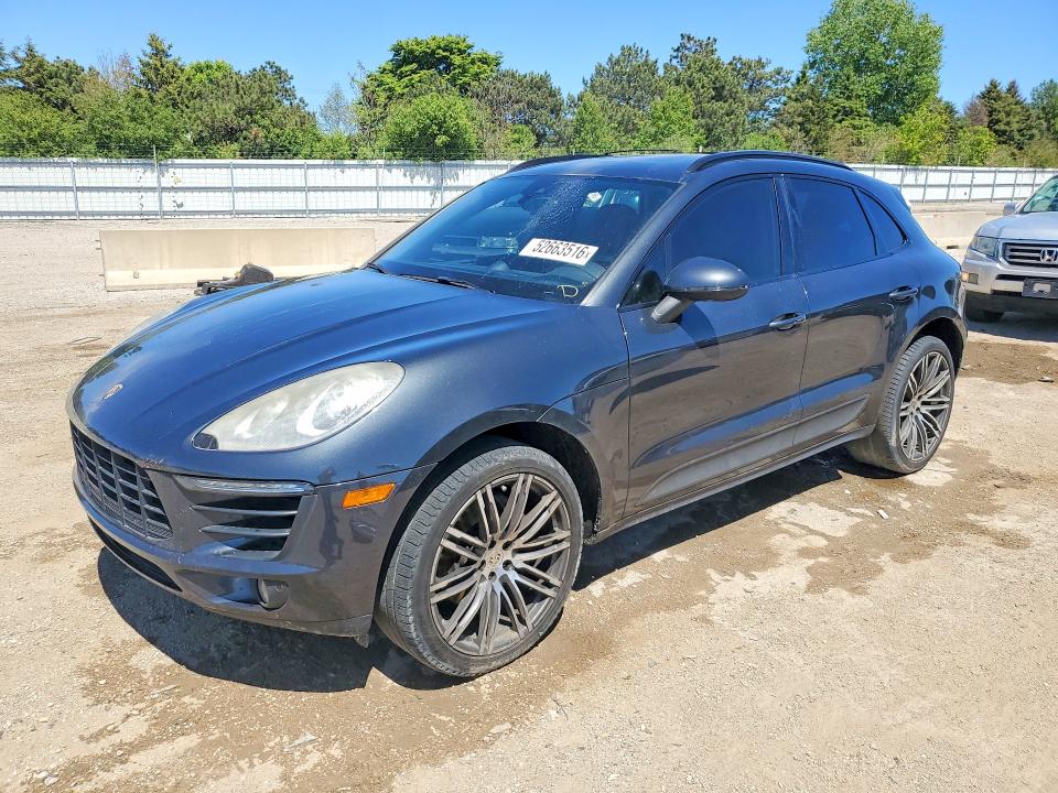 2017 Porsche Macan VIN WP1AB2A56HLB15523 COPART salvage auction — WATER/FLOOD, Il - Salvage Certificate, sold $5,300 on 2026-08-11 (photo 1)
