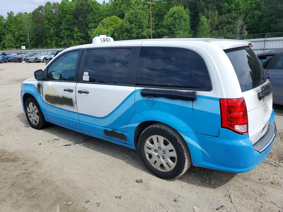 2019 Dodge Caravan VIN 2C4RDGBG5KR765986 COPART salvage auction — FRONT END, Va - Certificate Of Title, sold $425 on 2026-07-09 (photo 2)