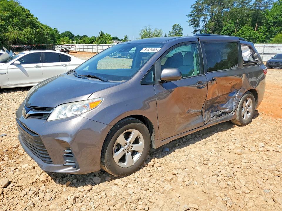 2020 Toyota VIN 5TDKZ3DC5LS057297 COPART salvage auction — SIDE, Nc - Salvage Certificate Of Title, sold $3,400 on 2026-07-20 (photo 1)