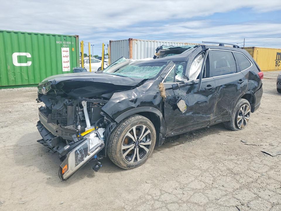2023 Subaru Forester VIN JF2SKANC1PH523391 COPART salvage auction — ROLLOVER, In - Cert Of Title-Salvage Title, sold $900 on 2026-07-25 (photo 1)