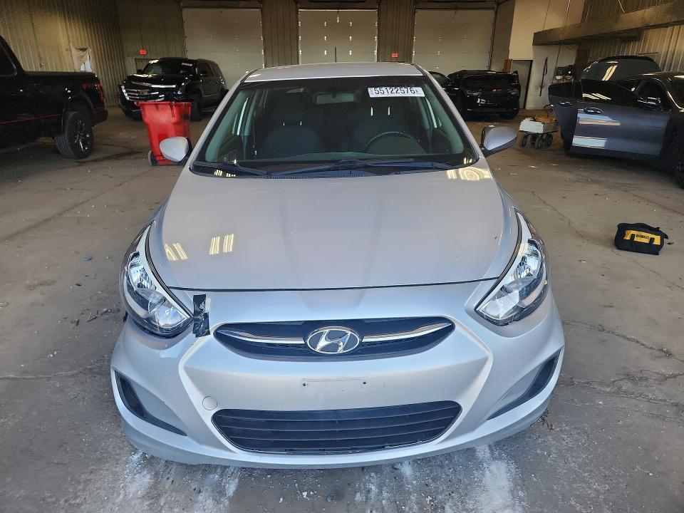2017 Hyundai Accent VIN KMHCT5AE7HU326390 COPART salvage auction — REAR END, Wi - Junked Vehicle Bill Of Sale, sold $600 on 2026-07-20 (photo 5)