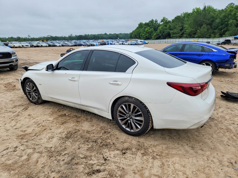 2020 Infiniti Q50 VIN JN1EV7AP0LM205605 COPART salvage auction — FRONT END, Fl - Certificate Of Destruction, sold $2,600 on 2026-07-06 (photo 2)