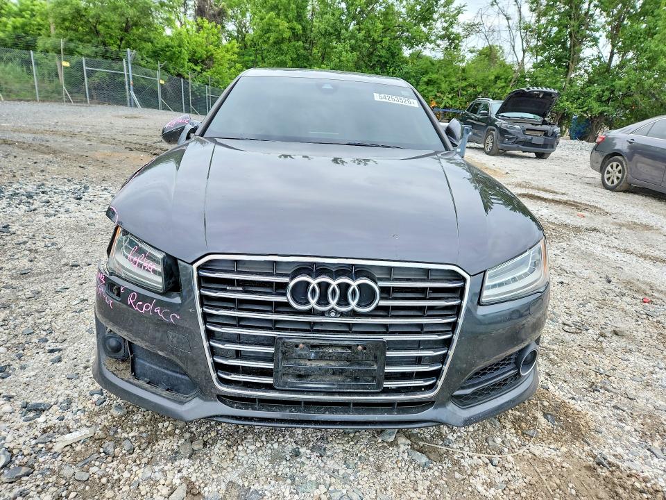 2016 Audi A8 VIN WAU43AFD6GN010115 COPART salvage auction — SIDE, Md - Cert Of Salvage > 75% Damage, sold $3,150 on 2026-07-19 (photo 5)