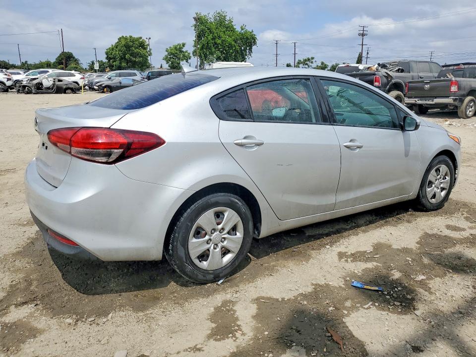 2017 Kia Forte VIN 3KPFK4A70HE067949 COPART salvage auction — VANDALISM, Ca - Salvage Certificate, sold $2,300 on 2026-07-02 (photo 3)
