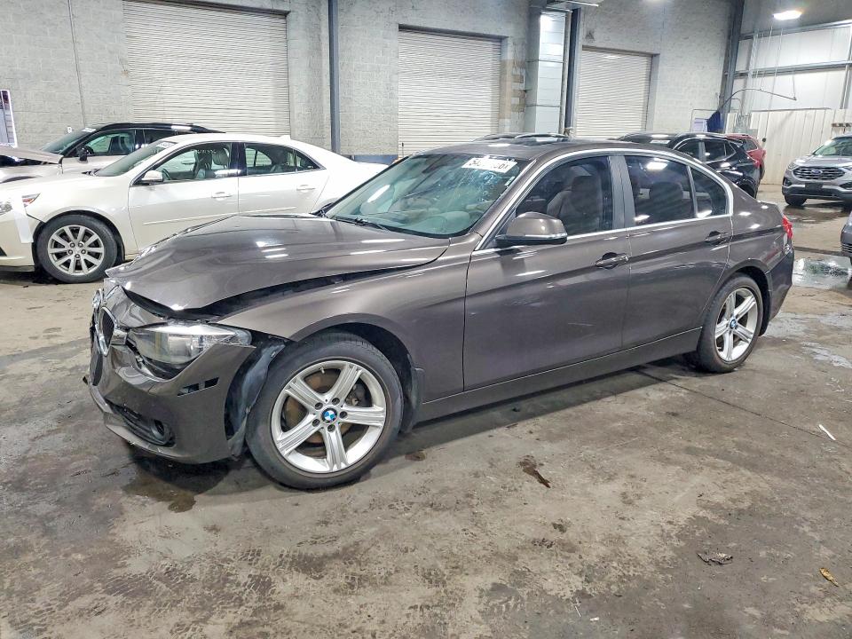 2015 BMW 3er VIN WBA3B5C53FF959729 COPART salvage auction — FRONT END, Mn - Cert Of Title-Salvage, sold $1,400 on 2026-07-14 (photo 1)