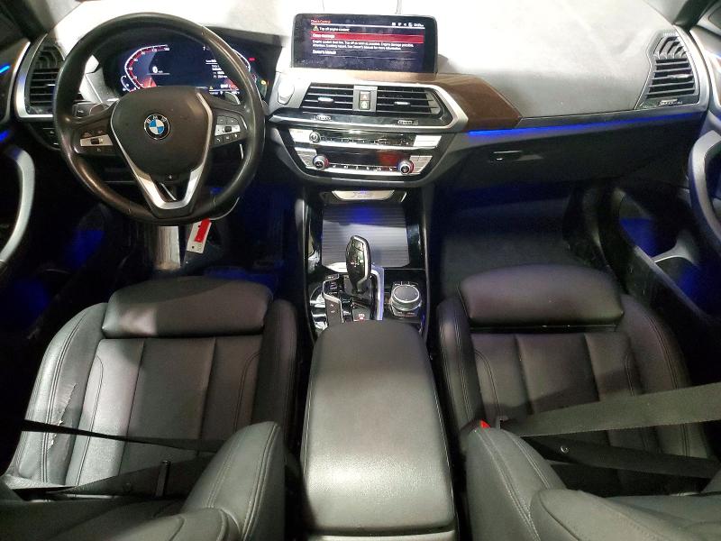 2021 BMW VIN 5UXTY3C02M9F52072 COPART salvage auction — FRONT END, Pa - Certificate Of Salvage, sold $5,900 on 2026-07-22 (photo 8)
