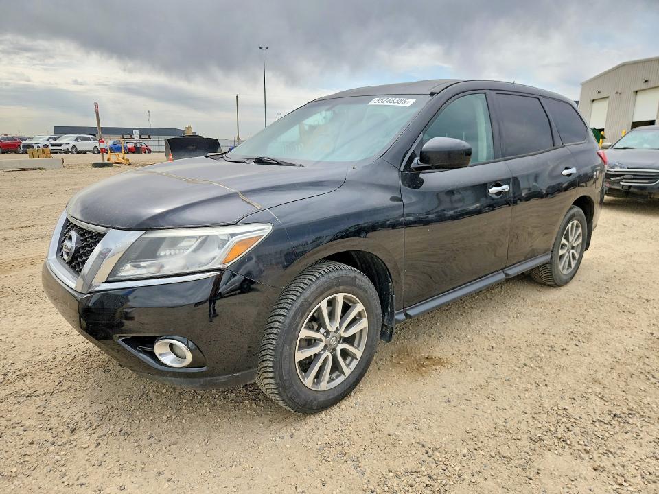 2013 Nissan Pathfinder VIN 5N1AR2MM1DC656954 COPART salvage auction — FRONT END, Ab - Bos - Active, sold $2,050 on 2026-07-09 (photo 1)