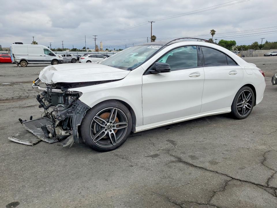 2019 Mercedes-benz Cla-klasse VIN WDDSJ4EBXKN721767 COPART salvage auction — FRONT END, CA - SALVAGE CERTIFICATE, sold $1,250 on 2026-07-16 (photo 1)
