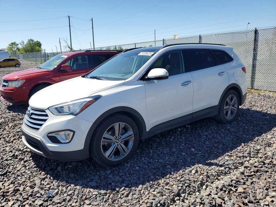 2015 Hyundai Santa fe VIN KM8SRDHF9FU115658 COPART salvage auction — FRONT END, In - Certificate Of Title, sold $2,500 on 2026-07-07 (photo 1)