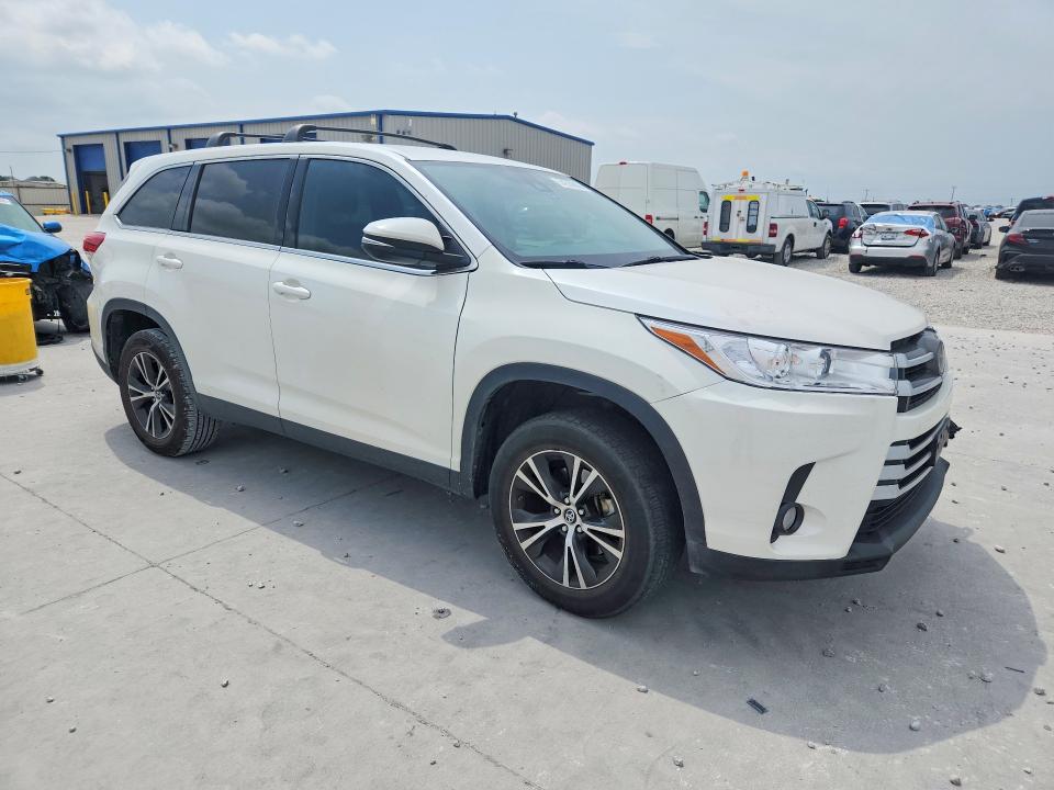 2019 Toyota Highlander VIN 5TDZZRFH0KS311636 COPART salvage auction — FRONT END, Tx - Certificate Of Title, sold $325 on 2026-07-28 (photo 4)