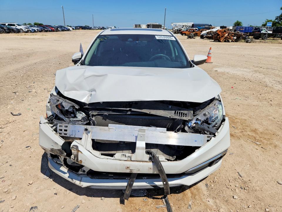 2019 Honda Civic VIN JHMFC1F76KX004140 COPART salvage auction — FRONT END, Tx - Salvage Vehicle Title, sold $4,250 on 2026-07-15 (photo 5)