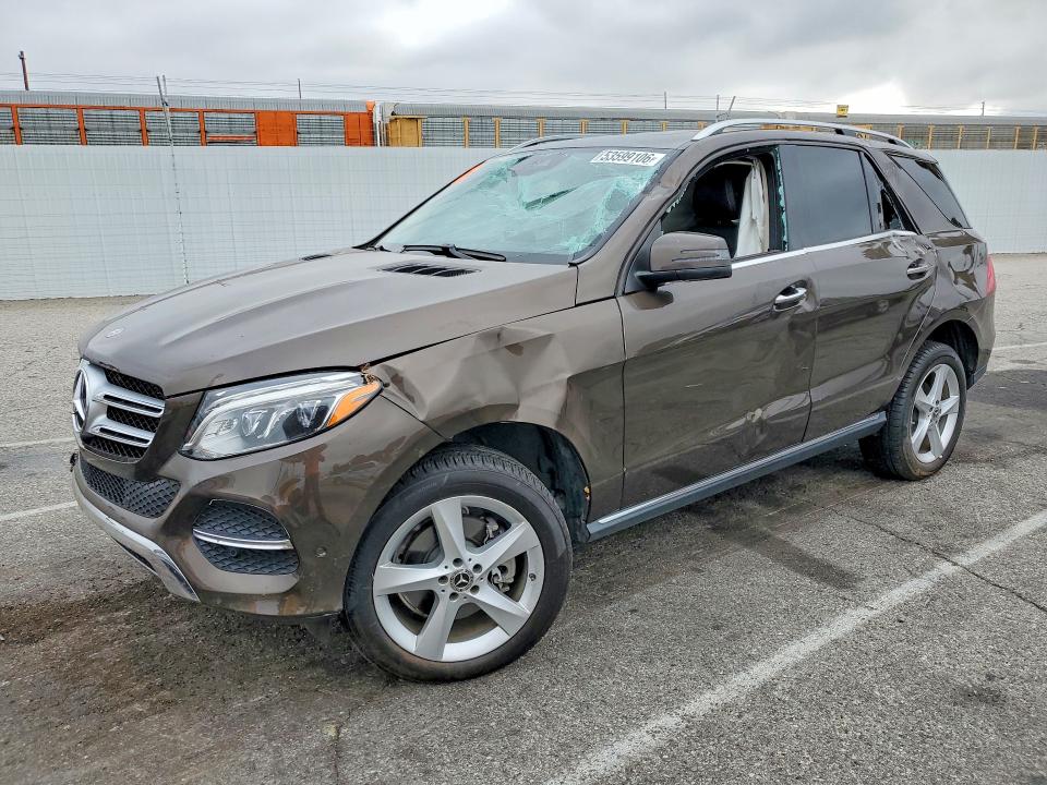 2018 Mercedes-benz Gle VIN 4JGDA5HB6JB029568 COPART salvage auction — ROLLOVER, Ca - Salvage Certificate, sold $8,300 on 2026-07-31 (photo 1)