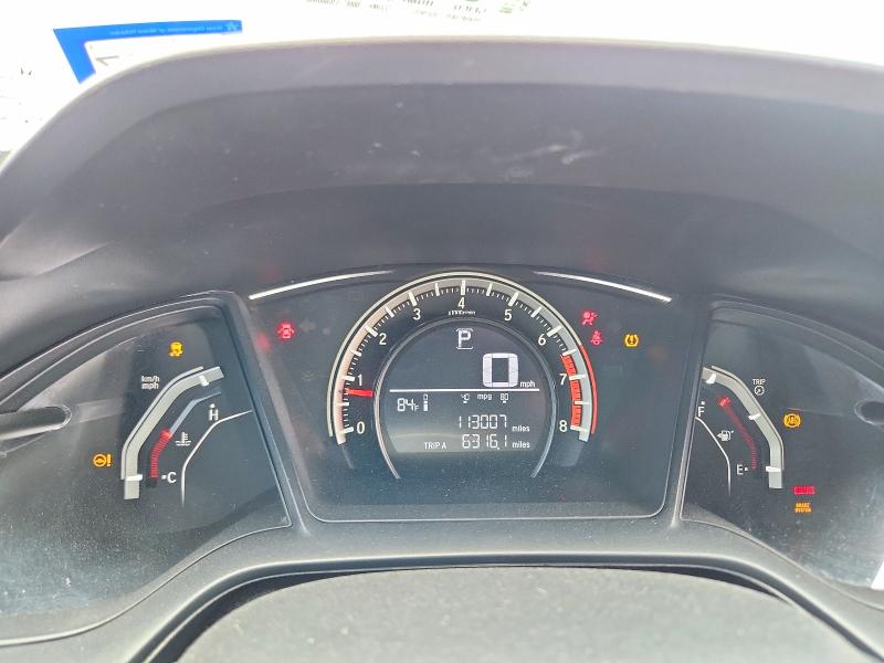 2017 Honda Civic VIN SHHFK7H20HU226229 COPART salvage auction — REAR END, Tx - Salvage Vehicle Title, sold $3,050 on 2026-07-21 (photo 9)