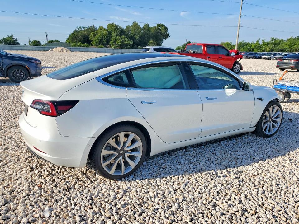 2019 Tesla Model 3 VIN 5YJ3E1EA6KF466607 COPART salvage auction — FRONT END, Tx - Salvage Vehicle Title, sold $100 on 2026-07-09 (photo 3)