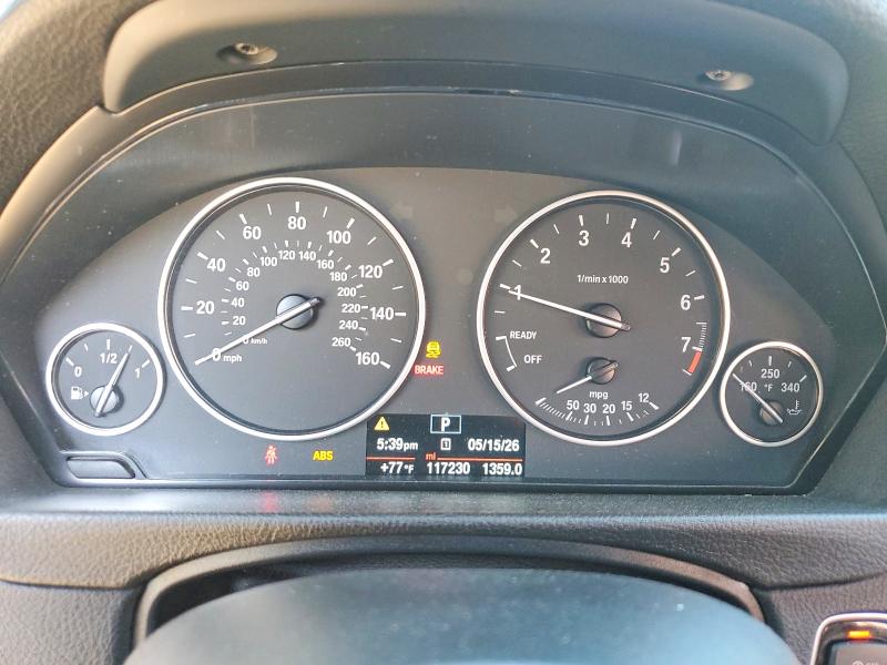 2015 BMW 3er VIN WBA3B1C53FK141059 COPART salvage auction — FRONT END, Va - Cert Of Title - Salvage, sold $1,250 on 2026-07-28 (photo 9)
