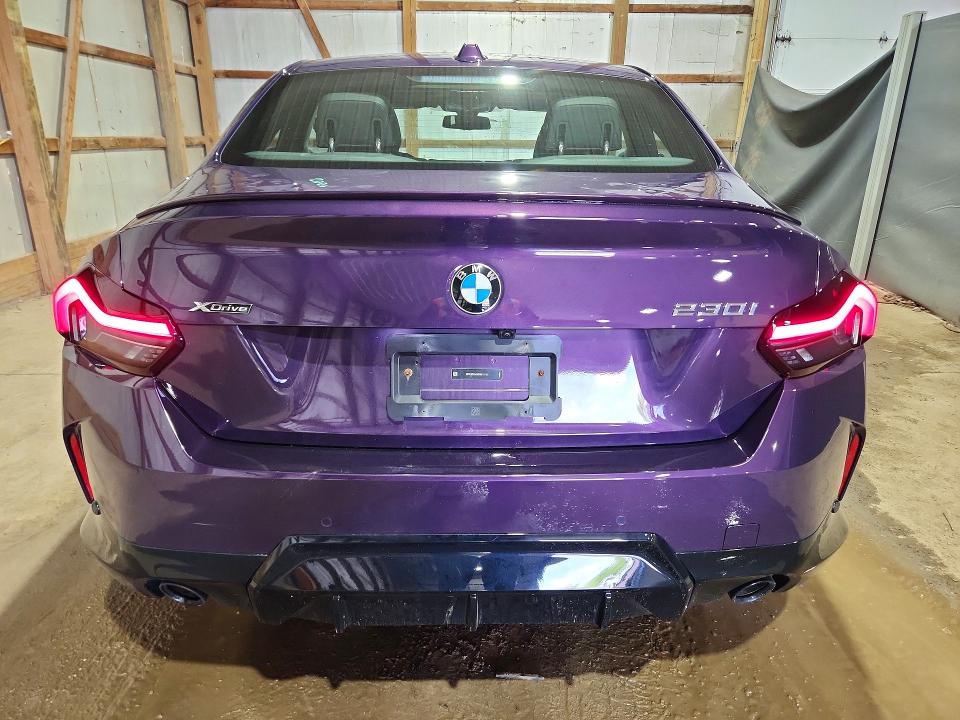 2024 BMW 2er VIN 3MW33CM08R8E12103 COPART salvage auction — HAIL, Oh - Cert Of Title-Salvage, sold $19,100 on 2026-07-09 (photo 6)