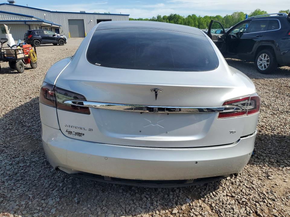 2017 Tesla Model s VIN 5YJSA1E18HF199213 COPART salvage auction — FRONT END, Wv - Certificate Of Title (P), sold $4,400 on 2026-07-08 (photo 6)