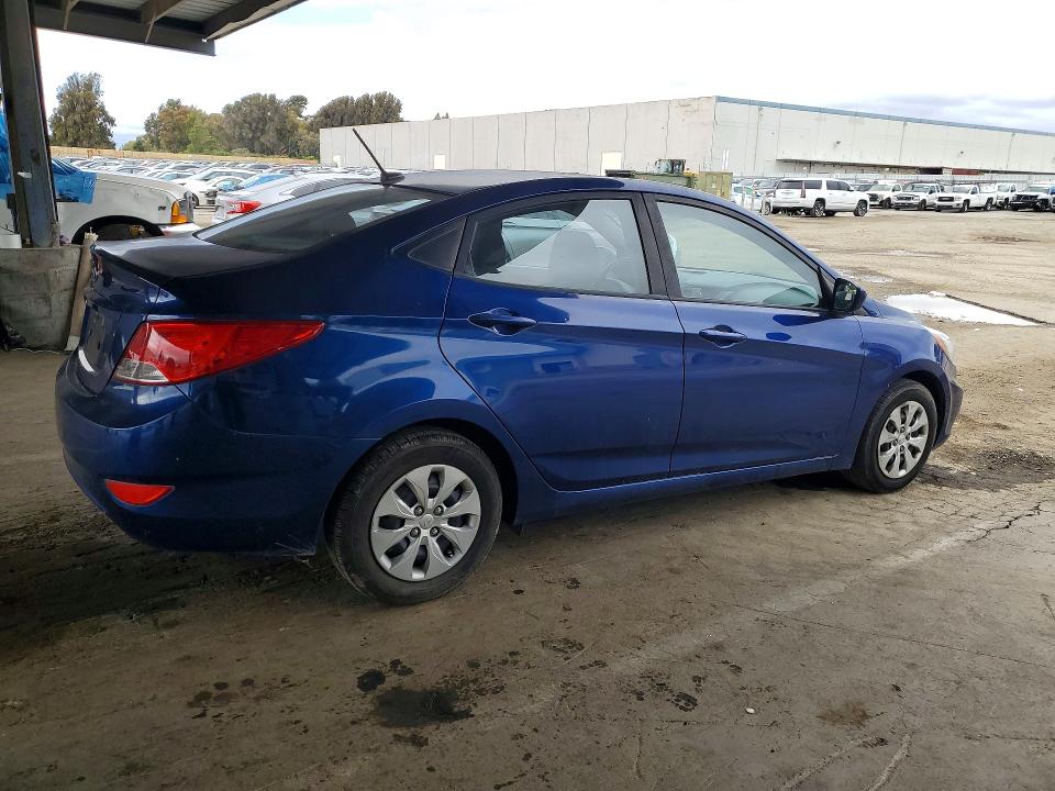 2015 Hyundai Accent VIN KMHCT4AE7FU884568 COPART salvage auction — SIDE, Ca - Dis/Dlr/Exp Only Clean Title, sold $1,000 on 2026-07-02 (photo 3)