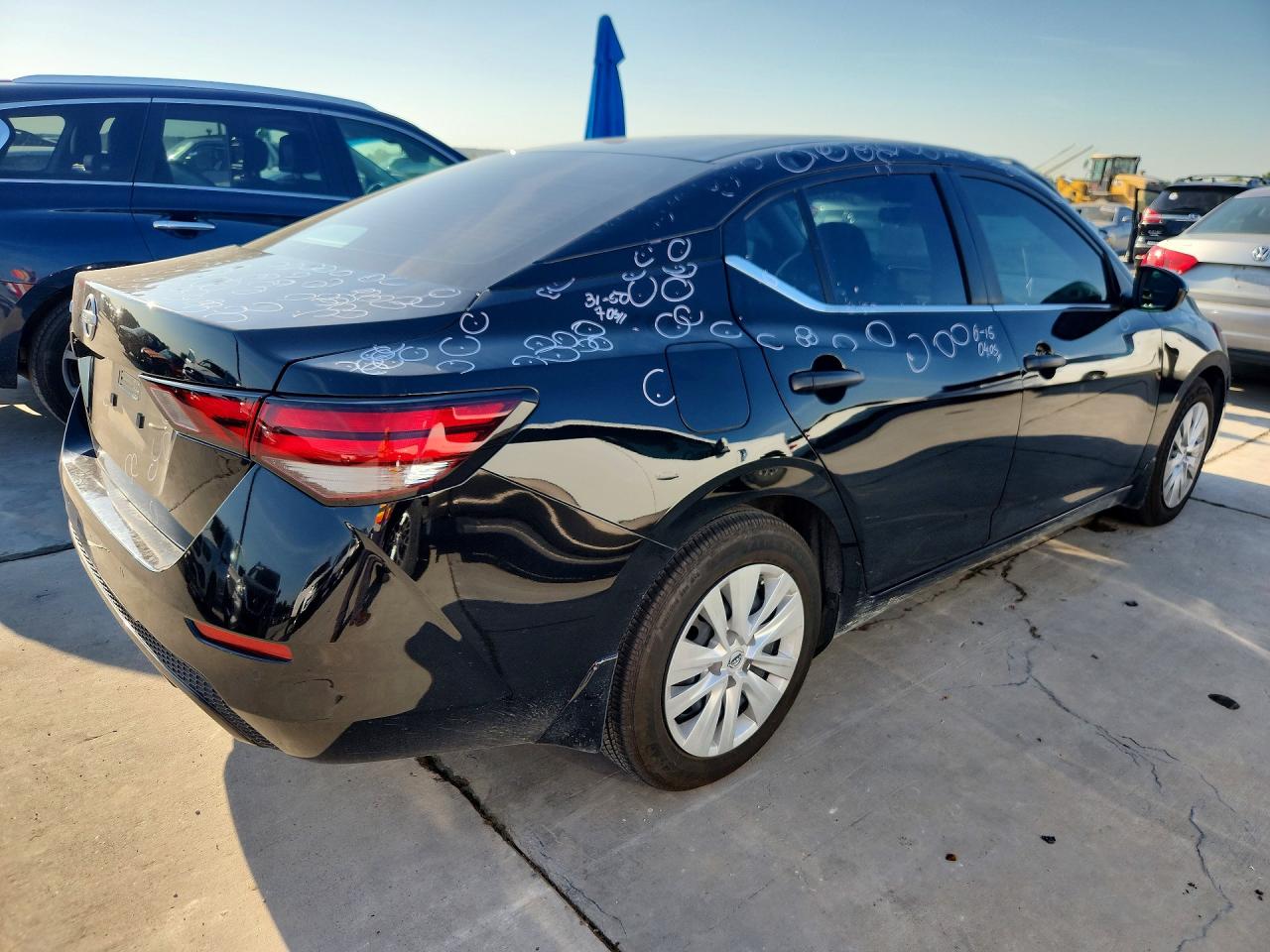 2025 Nissan Sentra VIN 3N1AB8BV4SY399352 COPART salvage auction — Hail, TX - CERTIFICATE OF TITLE, sold $7,800 on 2026-07-09 (photo 3)