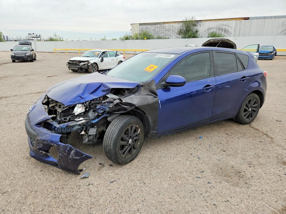 2012 Mazda 3 VIN JM1BL1L76C1550719 COPART salvage auction — FRONT END, Az - Cert Of Title - Salvage, sold $350 on 2026-07-24 (photo 1)