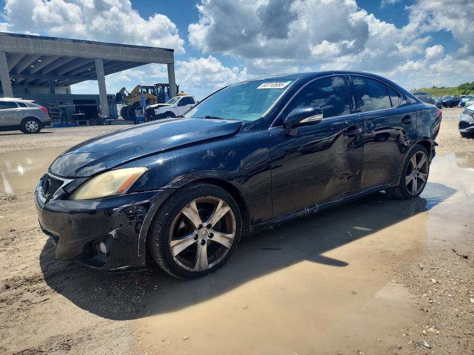2012 Lexus Is VIN JTHBF5C27C5179029 COPART salvage auction — REAR END, Ga - Certificate Of Title, sold $575 on 2026-07-21 (photo 1)