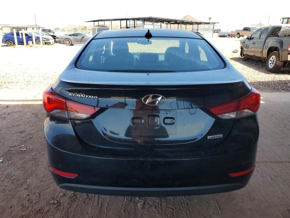 2014 Hyundai Elantra VIN KMHDH4AE6EU085868 COPART salvage auction — SIDE, Az - Cert Of Title - Salvage, sold $1,850 on 2026-07-02 (photo 6)