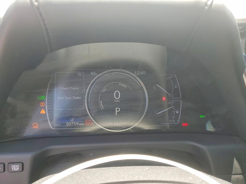 2019 Lexus ES VIN JTHB21B17K2002574 COPART salvage auction — SIDE, Hi - Certificate Of Salvage, sold $2,400 on 2026-07-20 (photo 9)