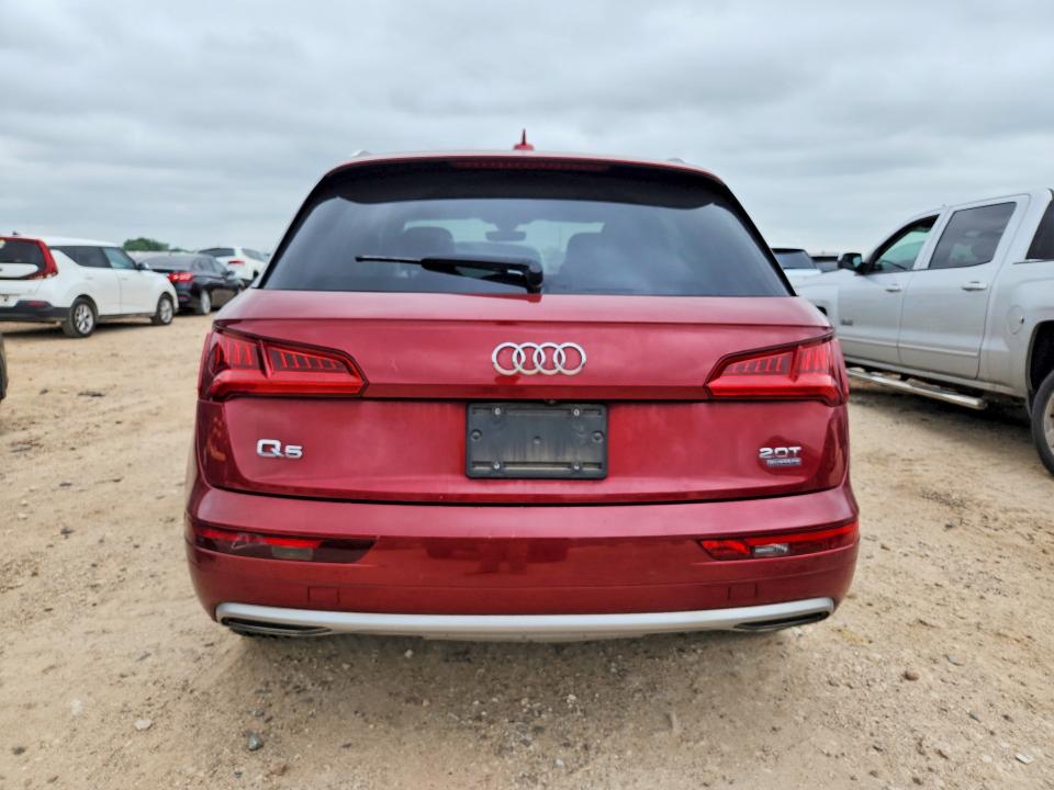 2018 Audi Q5 VIN WA1BNAFY4J2224207 COPART salvage auction — WATER/FLOOD, Tx - Salvage Title-Flood Damage, sold $7,100 on 2026-07-23 (photo 6)