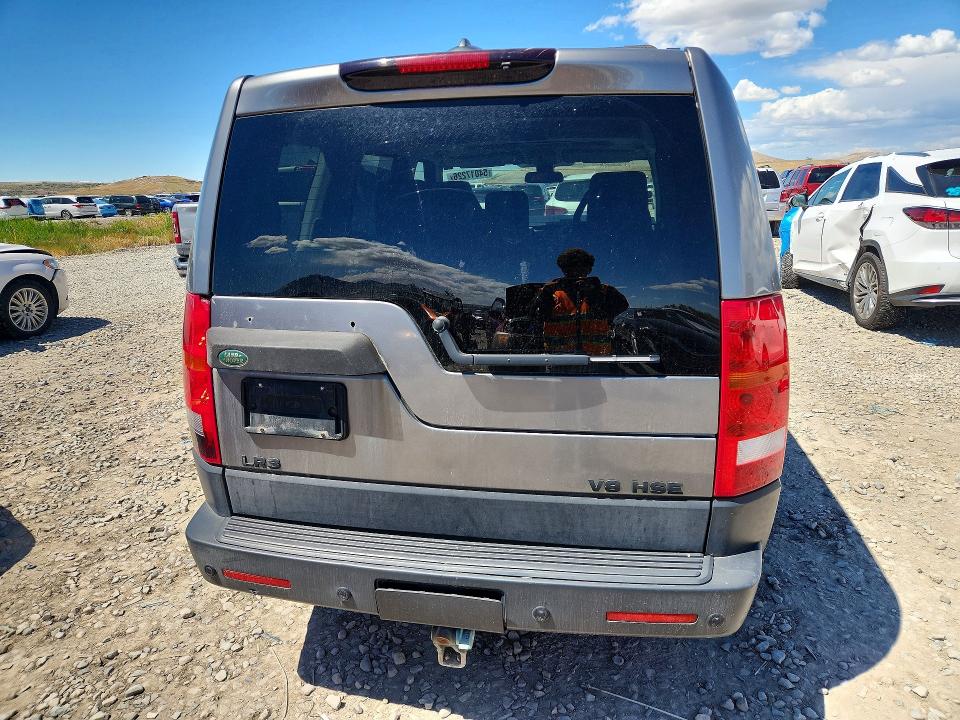 2007 Land rover Lr3 VIN SALAG25447A429307 COPART salvage auction — MECHANICAL, UT - CERTIFICATE OF TITLE, sold $150 on 2026-07-10 (photo 6)