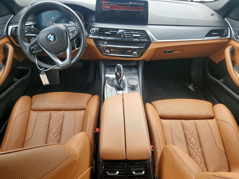 2021 BMW 5er VIN WBA53BH05MWX24490 COPART salvage auction — FRONT END, Sc - Cert Of Title-Salvage, sold $14,400 on 2026-07-10 (photo 8)