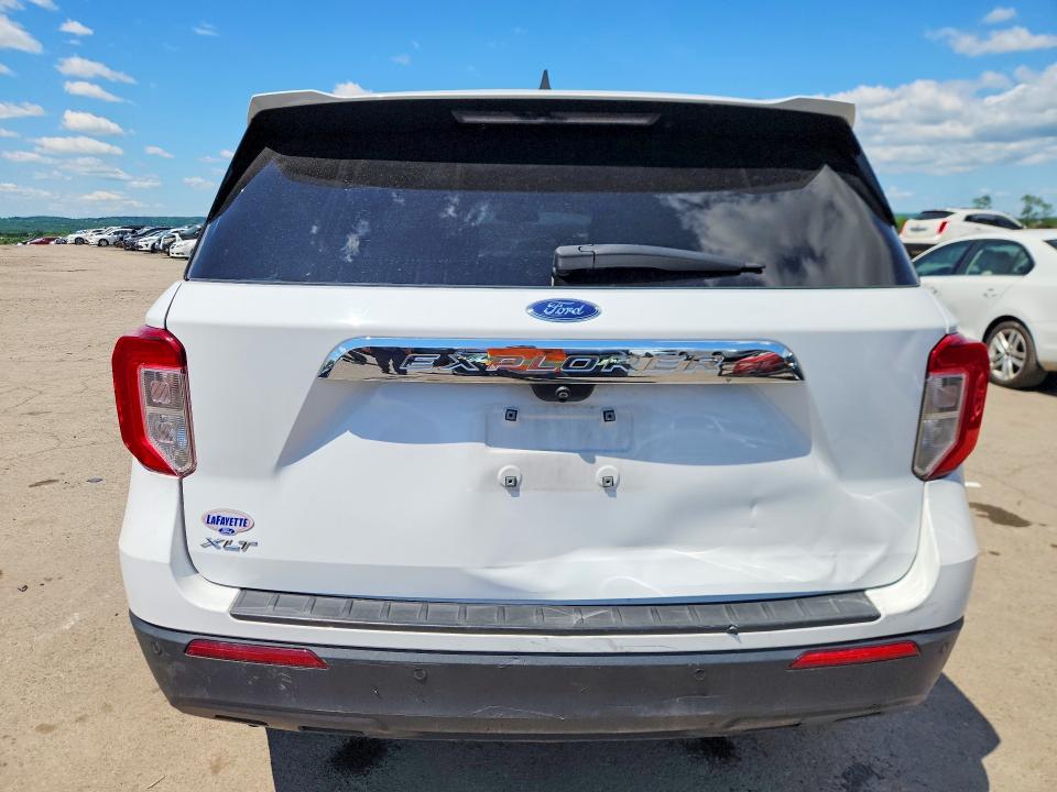 2021 Ford Explorer VIN 1FMSK7DH0MGA55701 COPART salvage auction — REAR END, Pa - Certificate Of Salvage, sold $6,900 on 2026-07-02 (photo 6)