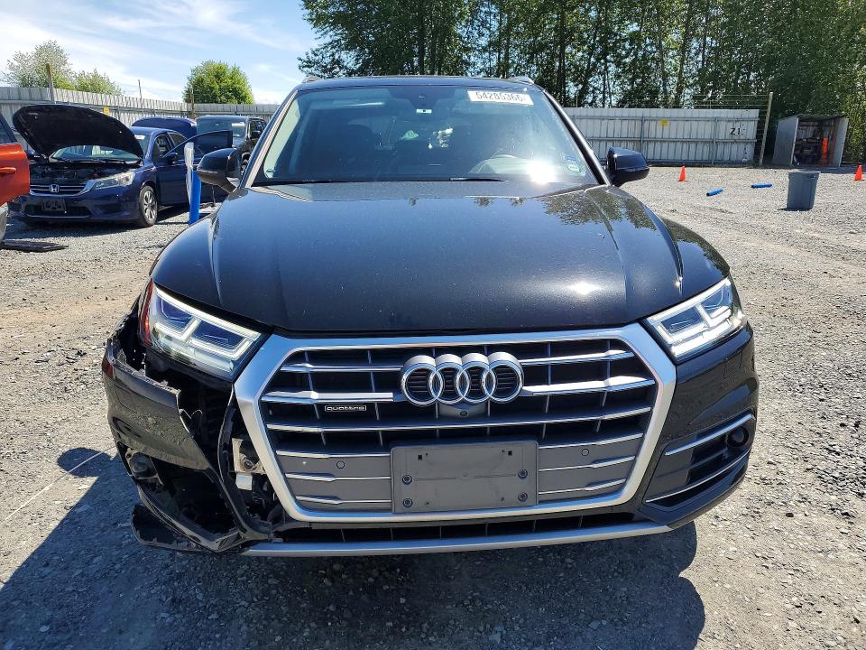 2018 Audi Q5 VIN WA1CNAFY1J2067739 COPART salvage auction — FRONT END, Wa - Bill Of Sale, sold $2,700 on 2026-07-27 (photo 5)