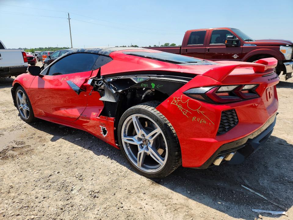 2020 Chevrolet VIN 1G1Y62D43L5107182 COPART salvage auction — SIDE, Tx - Salvage Vehicle Title, sold $36,750 on 2026-07-06 (photo 2)