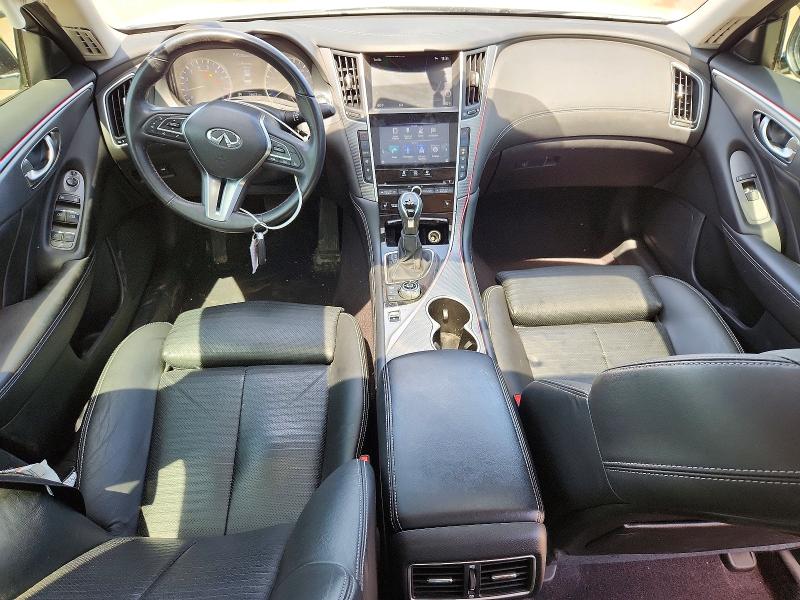 2018 Infiniti Q50 VIN JN1EV7AR7JM610228 COPART salvage auction — SIDE, IL - SALVAGE CERTIFICATE, sold $4,650 on 2026-07-09 (photo 8)