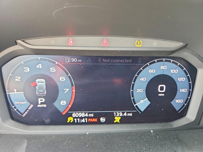 2020 Audi Q3 VIN WA1DECF32L1058349 COPART salvage auction — SIDE, Salvage Title, sold $3,150 on 2026-07-30 (photo 9)