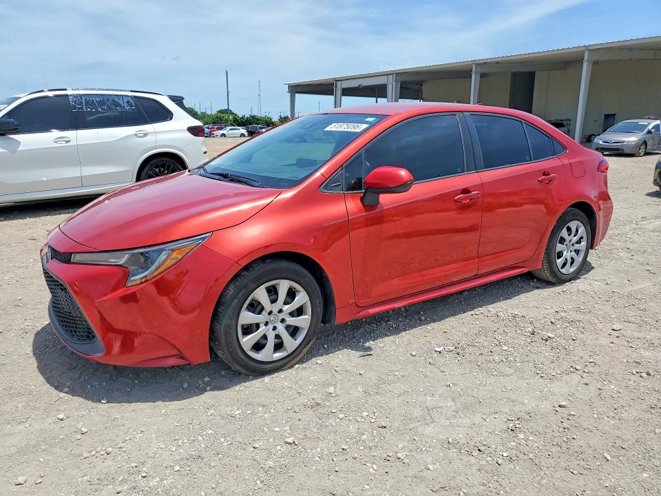 2020 Toyota VIN 5YFEPRAE2LP039327 COPART salvage auction — REAR END, Fl - Cert Of Title Slvg Rebuildable, sold $5,900 on 2026-07-15 (photo 1)