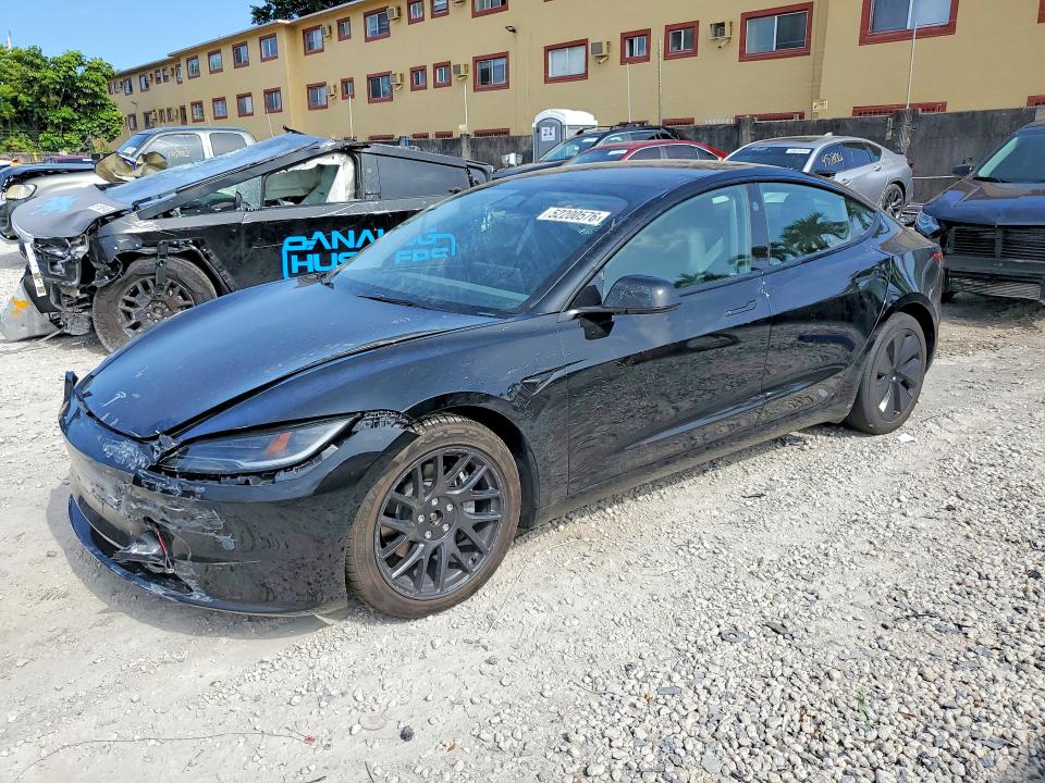2024 Tesla VIN 5YJ3E1EB2RF739514 COPART salvage auction — FRONT END, Fl - Cert Of Title Slvg Rebuildable, sold $15,400 on 2026-07-10 (photo 1)