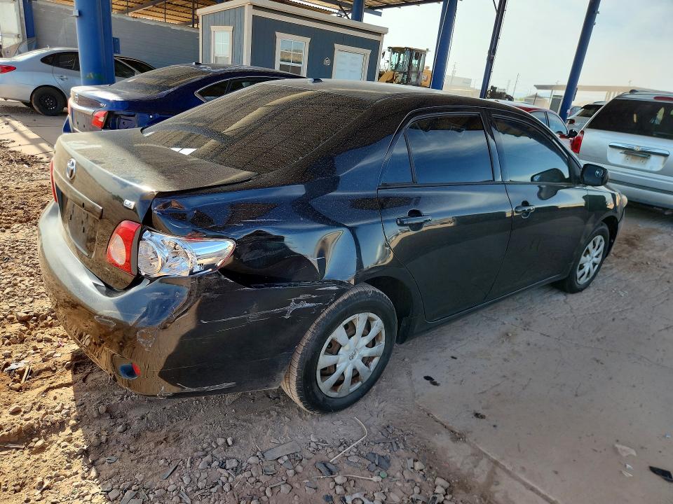 2009 Toyota Corolla VIN JTDBL40E39J016123 COPART salvage auction — REAR END, Tx - Salvage Vehicle Title, sold $350 on 2026-07-23 (photo 3)