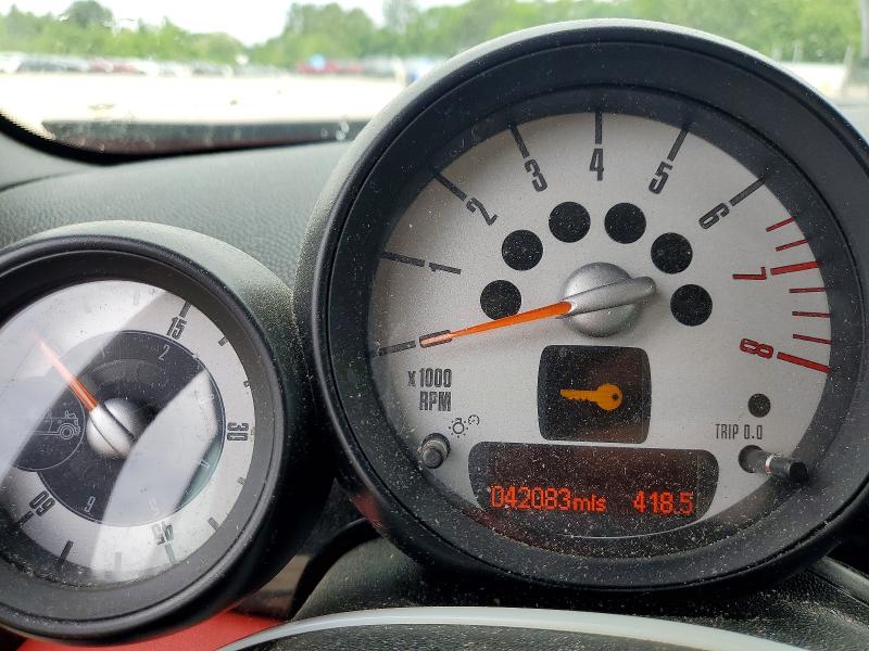 2013 Mini Cooper VIN WMWZP3C58DT550513 COPART salvage auction — FRONT END, Ma - Cert Of Title-Reconstrctd Coll, sold $650 on 2026-07-23 (photo 9)