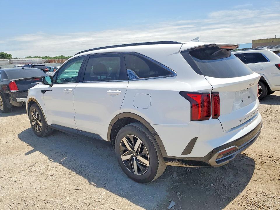 2022 Kia Sorento VIN 5XYRL4LC1NG127661 COPART salvage auction — HAIL, Ks - Cert Of Title-Salvage, sold $8,500 on 2026-07-21 (photo 2)