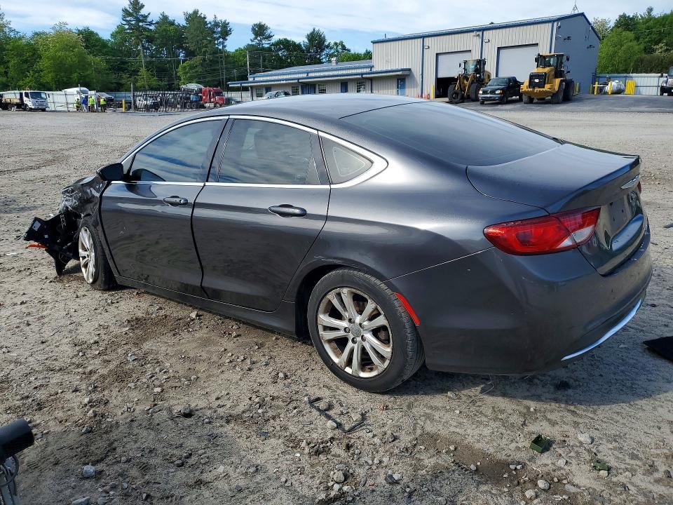 2015 Chrysler 200 VIN 1C3CCCAB0FN755025 COPART salvage auction — FRONT END, Ma - Cert Of Title-Reconstrctd Coll, sold $100 on 2026-07-23 (photo 2)