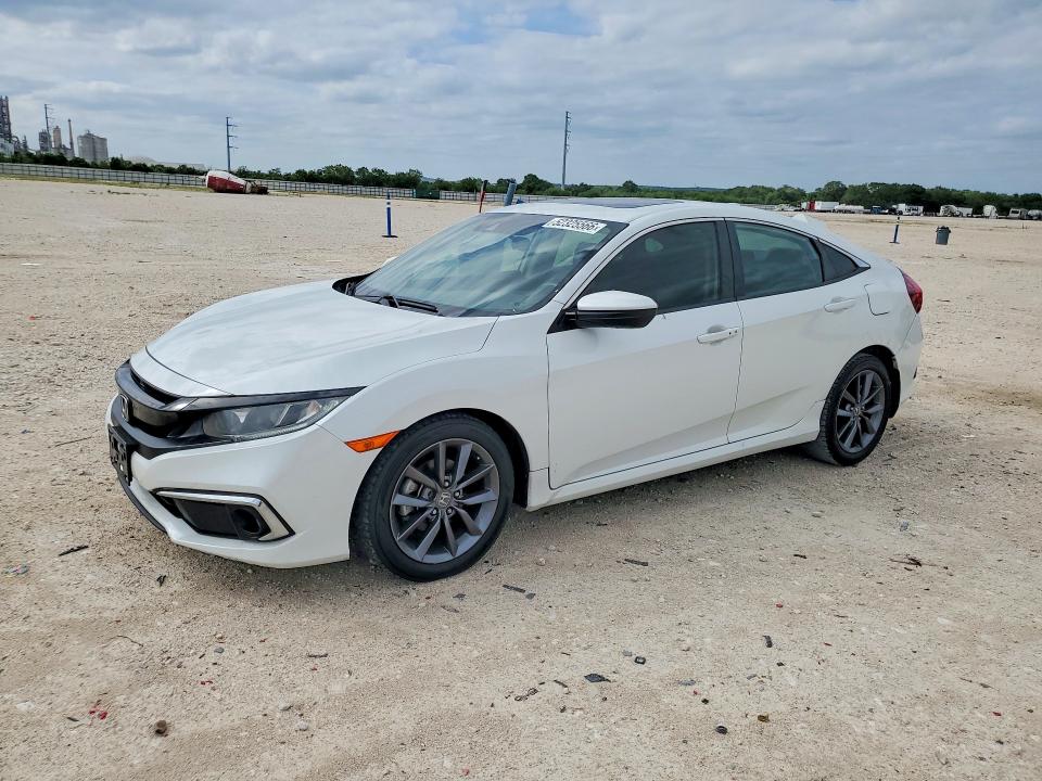 2021 Honda VIN 2HGFC1F31MH703571 COPART salvage auction — SIDE, Tx - Certificate Of Title (P), sold $12,800 on 2026-07-30 (photo 1)
