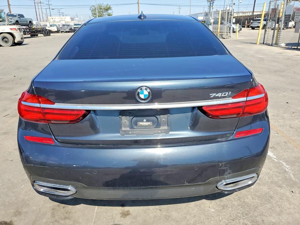 2019 BMW 7 series VIN WBA7E4C51KGV28667 COPART salvage auction — FRONT END, Ca - Salvage Certificate, sold $8,000 on 2026-07-16 (photo 6)